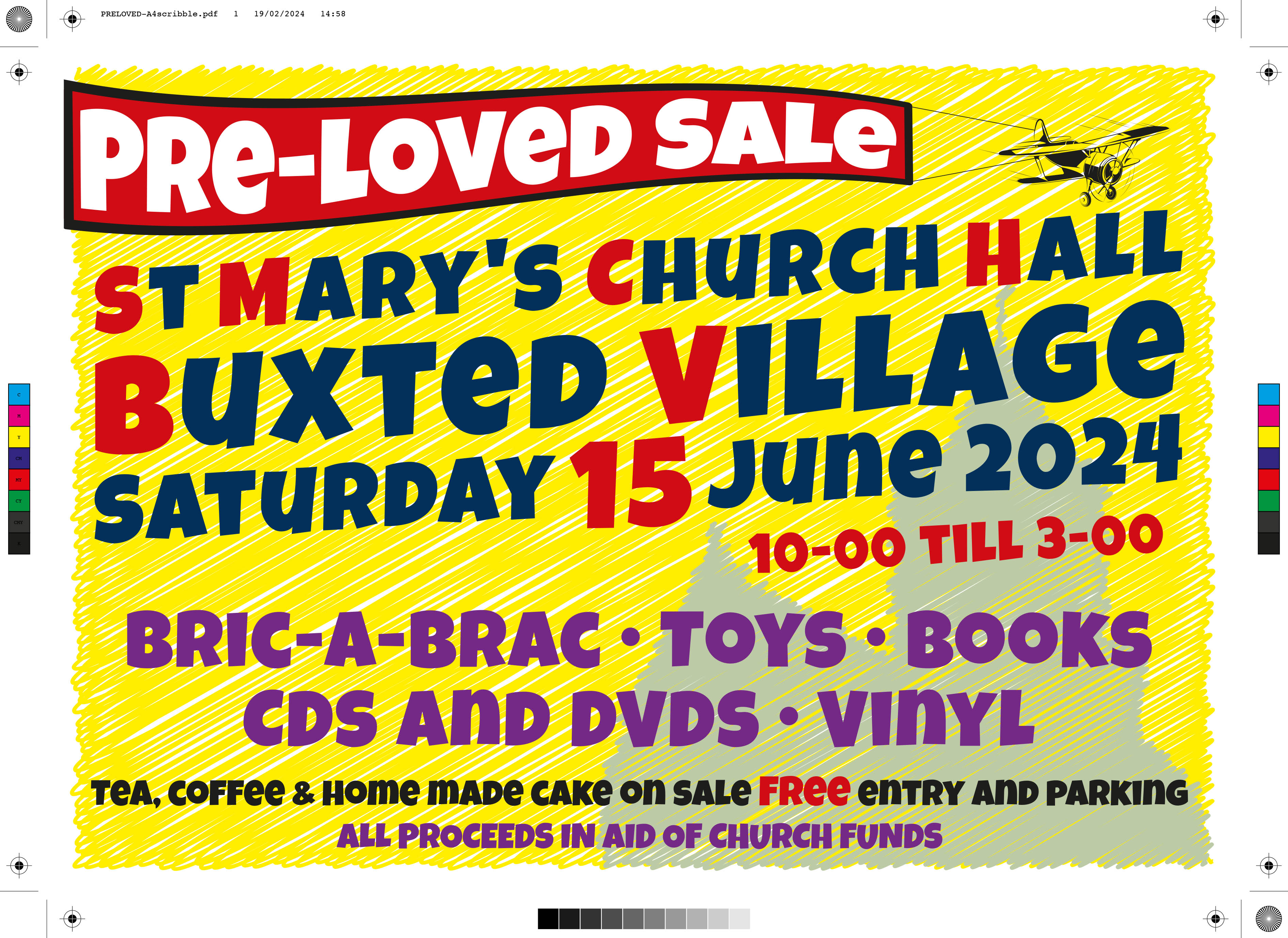 Pre-Loved Sale Saturday 15th June 2024